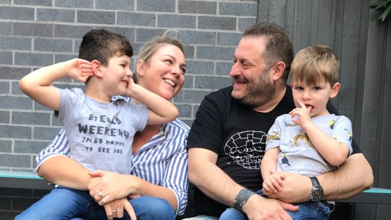 Paul And Sally Earl With Sons Perry 6 And Remy 3 Image 1